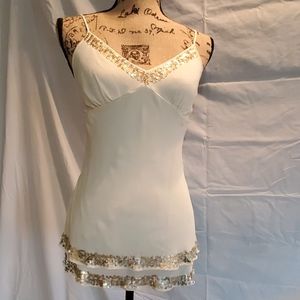 White House Black Market Silk Camisole Size Small